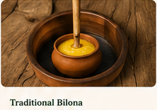 Traditional Bilona ghee churning process