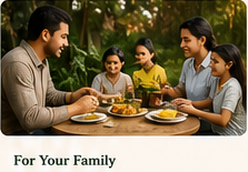 Family enjoying pure Farm Best ghee